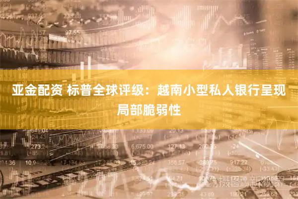 亚金配资 标普全球评级：越南小型私人银行呈现局部脆弱性