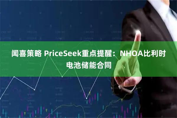闻喜策略 PriceSeek重点提醒：NHOA比利时电池储能合同